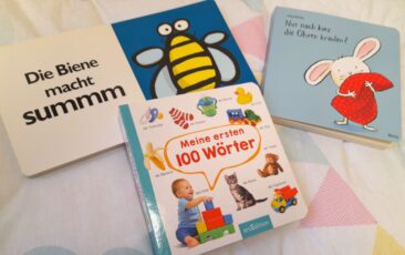 Bilderbücher auf einer Decke (arsEdition; Moritz Verlag)