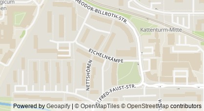 Kartendarstellung von  TippTapp Sprechstunde Bremen Ost