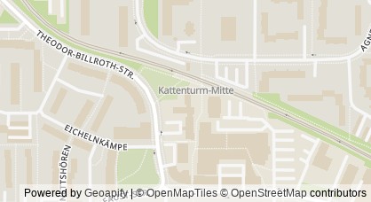 Kartendarstellung von  Beratung „Ankommen im Quartier“ (AiQ) Kattenturm