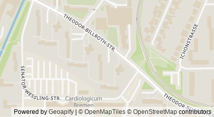 Carte montrant le Martinsclub à Kattenturm