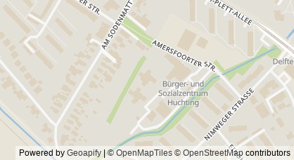 Kartendarstellung von  Beratung „Ankommen im Quartier“ (AiQ) Huchting