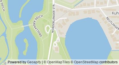 Map of inline skating courses