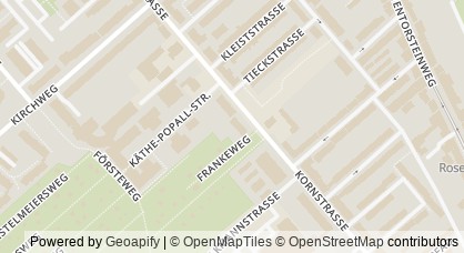 Map showing the advice café for women*