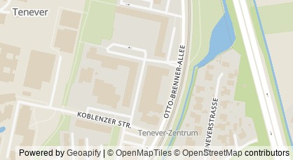 Kartendarstellung von  Mütterzentrum Osterholz-Tenever