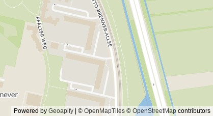 Kartendarstellung von  ALZ Tenever