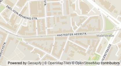 Kartendarstellung von  Baby-Gruppe Hastedt