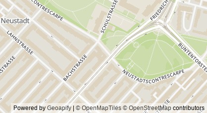 Kartendarstellung von  Sprachcafé in der Neustadt