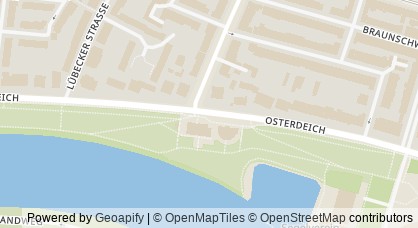 Kartendarstellung von  Viertel Freunde