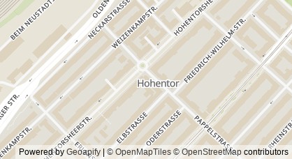 Kartendarstellung von  Housing First Bremen