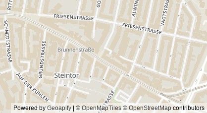 Kartendarstellung von  Kinderbibliothek im Viertel e.V.