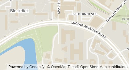 Kartendarstellung von  Dienstleistungs­zentrum (DLZ) Oster­holz