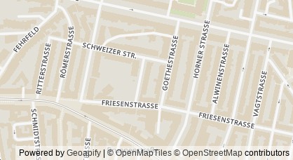 Kartendarstellung von  Kreativatelier für Mädchen*
