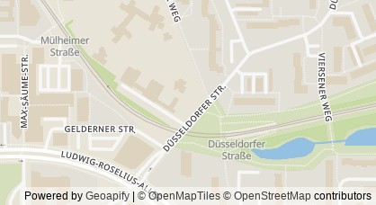 Kartendarstellung von  Blockdieker Familien in Bewegung