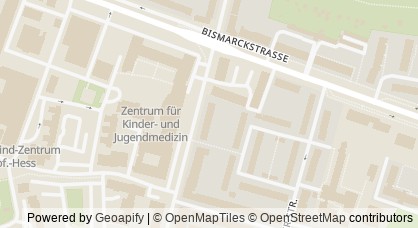 Kartendarstellung von  Beratungsstelle für Kinder und Jugendliche mit chronischen Erkrankungen (BKJE)
