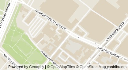 Map showing the South Educational Counseling Center