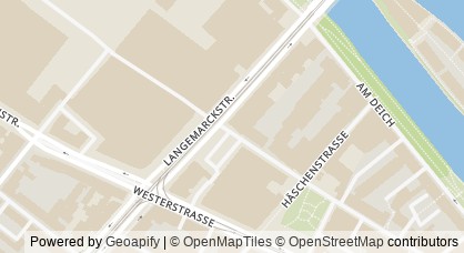 Kartendarstellung von  Allgemeiner Deutscher Fahrrad-Club (ADFC) Landesverband Bremen