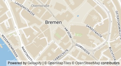 Kartendarstellung von  Der Landesbehindertenbeauftragte der Freien Hansestadt Bremen