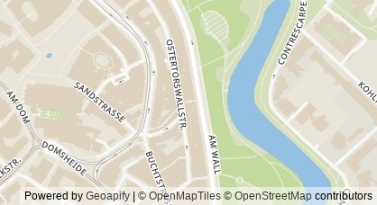 Kartendarstellung von  Inter*Beratung