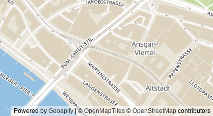 Kartendarstellung von  Landessportbund (LSB) Bremen e.V.