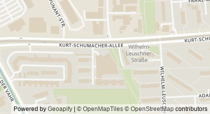 Kartendarstellung von  Vitalbad Vahr