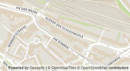 Kartendarstellung von  Hospiz Hilfe Bremen e.V.