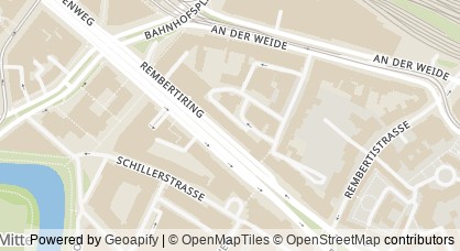 Kartendarstellung von Kindertagesbetreuung in Bremen