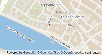 Kartendarstellung von  VAJA – Verein zur Förderung akzeptierender Jugendarbeit