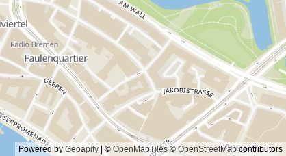 Kartendarstellung von  Telefonberatung