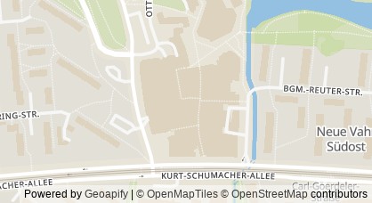 Kartendarstellung von  Gedichte für Wichte in der Vahr