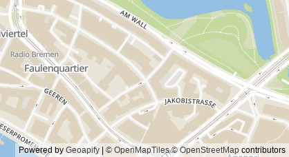 Kartendarstellung von  Verbraucherzentrale Bremen