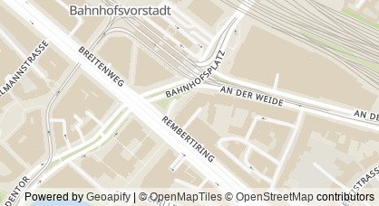 Kartendarstellung von  Wohnberatung – Zentrale Fachstelle Wohnen (ZFW)