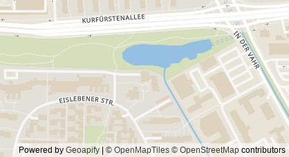 Kartendarstellung von  Vahrer Löwen