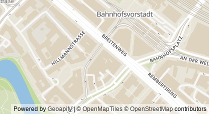 Kartendarstellung von  Schrei-Baby-Ambulanz (ZePP)