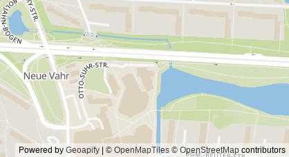 Kartendarstellung von  Dienstleistungs­zentrum (DLZ) Vahr