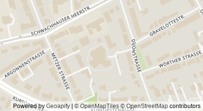 Kartendarstellung von  Freie Waldorfschule Bremen Touler Straße