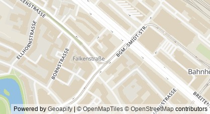 Kartendarstellung von  Angehörigengruppe