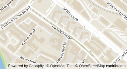 Kartendarstellung von  Ärztliche Sprechstunden