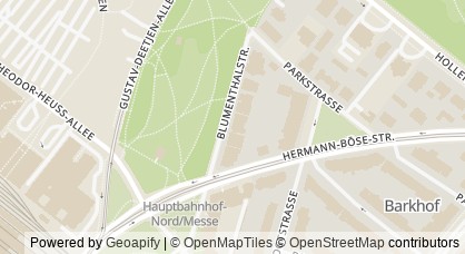 Kartendarstellung von  Verein für Innere Mission in Bremen