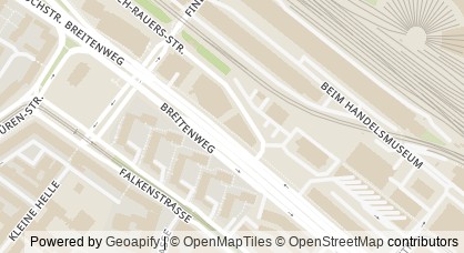 Kartendarstellung von  Quartier Bremen gGmbH