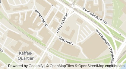 Kartendarstellung von  DRK-Kreisverband Bremen e.V.