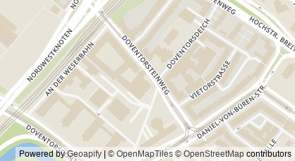 Kartendarstellung von  Aufsuchende Beratung für junge Geflüchtete