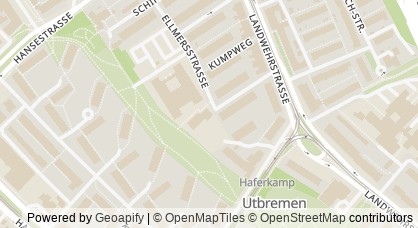 Kartendarstellung von  Freizeitheim Haferkamp