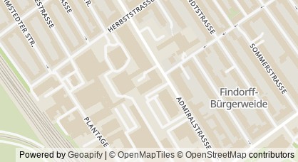 Map representation of the network of Bremen children's groups