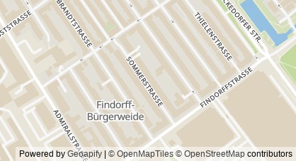 Map showing the birthplace in Bremen