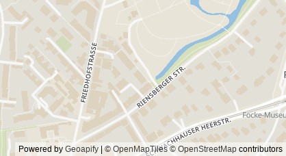 Kartendarstellung von  Landesverband Legasthenie & Dyskalkulie Bremen