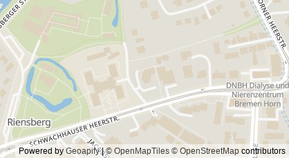 Kartendarstellung von  Landesverband der Gehörlosen Bremen