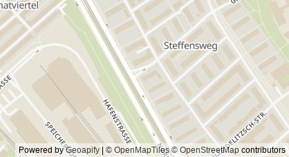 Map showing the agab advice center Bremen West (Walle)