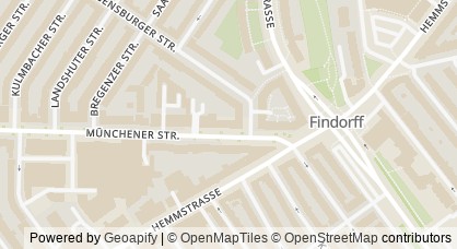 Kartendarstellung von  Klimazone Bremen-Findorff e.V.