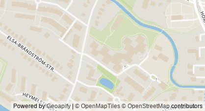 Kartendarstellung von  Hospiz Horn e.V.