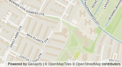 Kartendarstellung von  Andreas-Hospiz